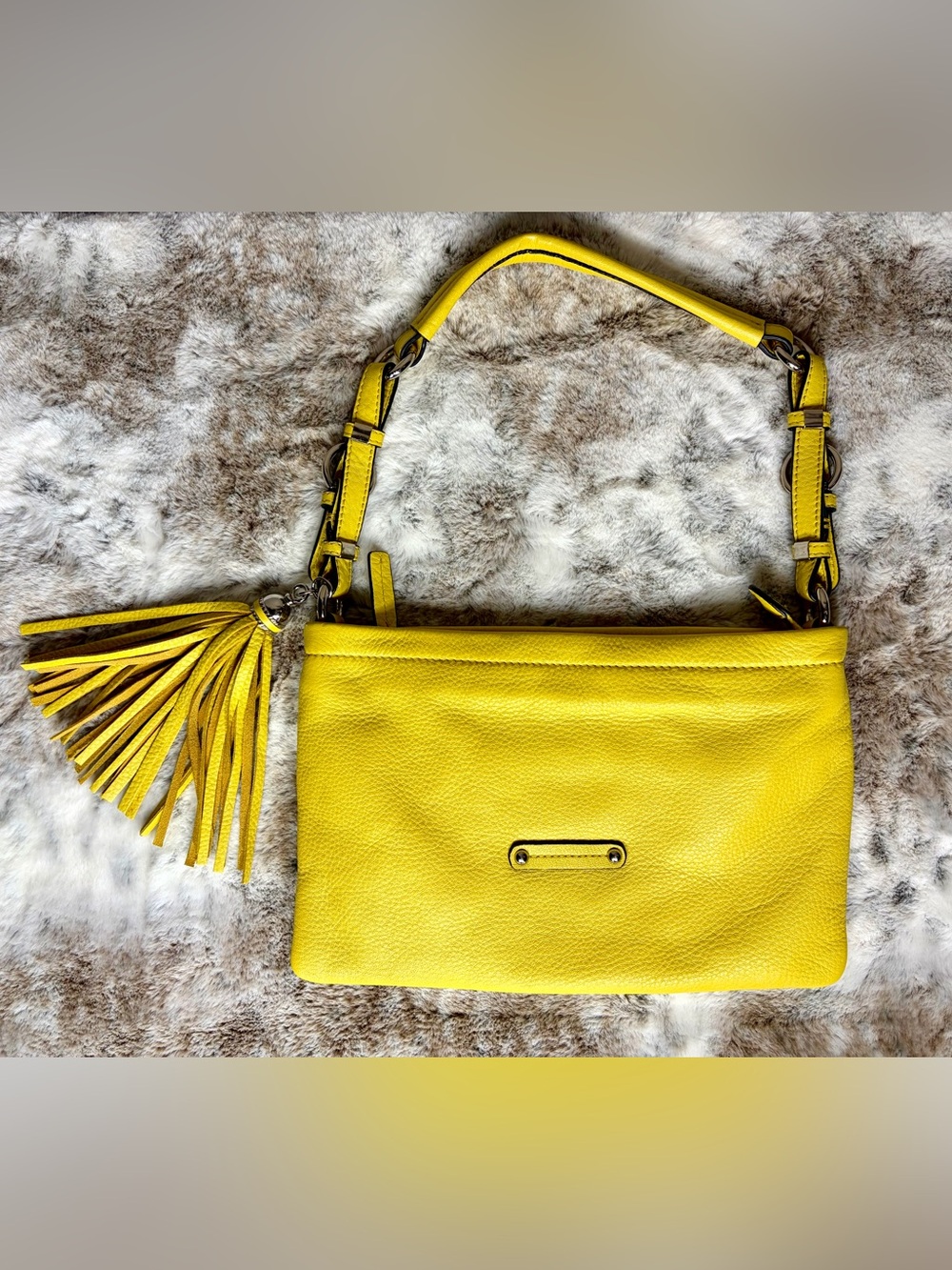 DANIER Leather Mini Bag w/Tassel - Picture 15 of 15